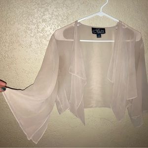 Cream Chiffon Cover-Up